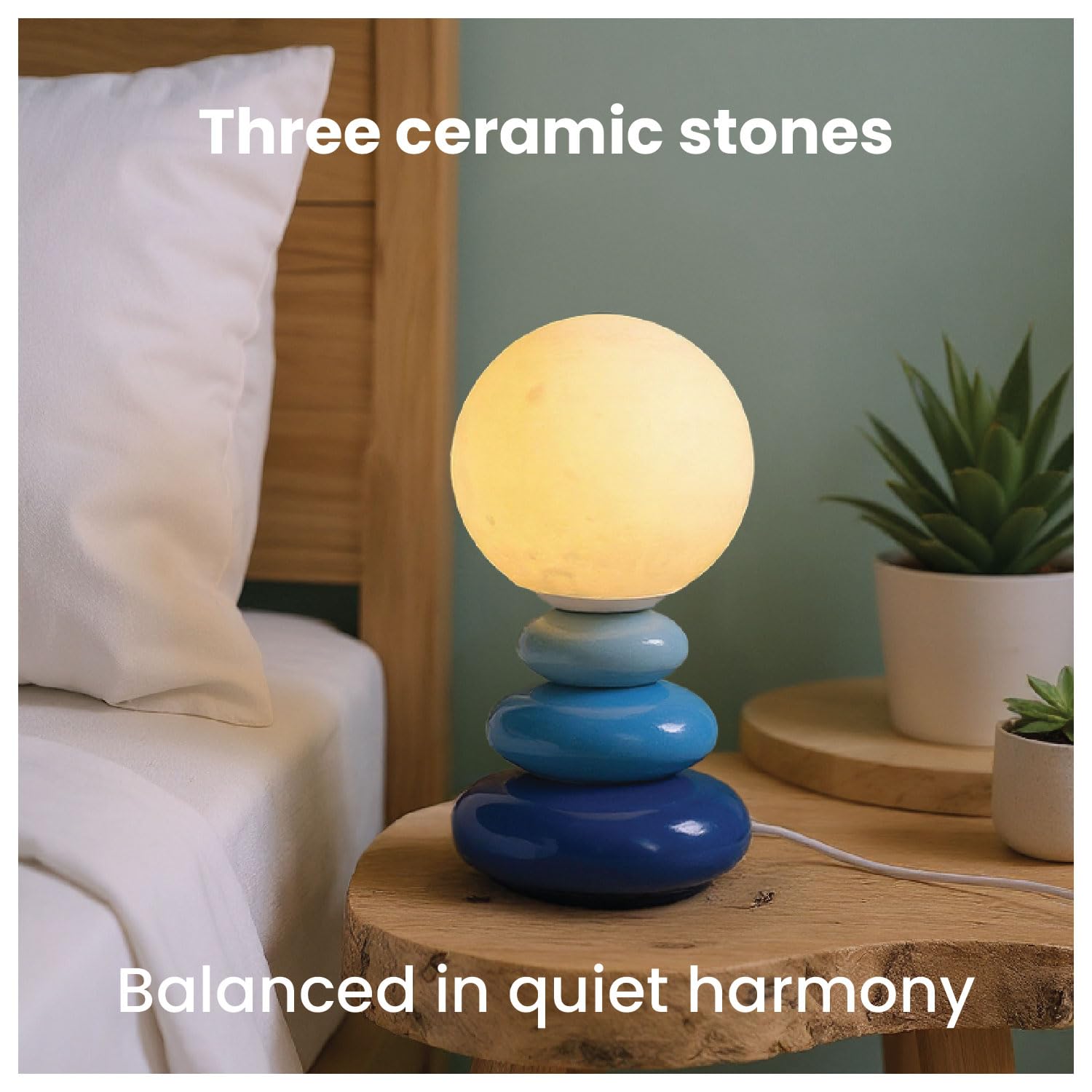 Ceramic Moon Lamp