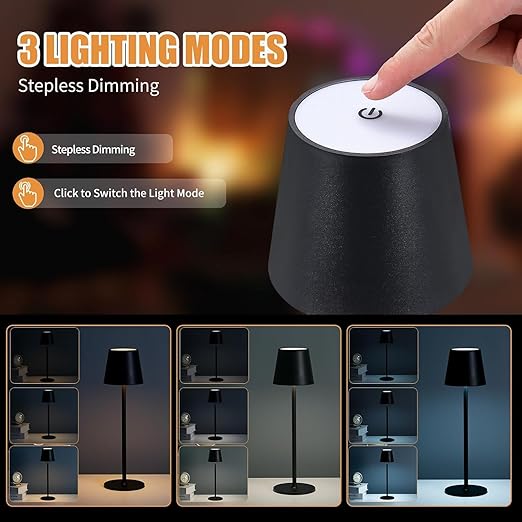 Metal Movable Rechargeable Night Lamp