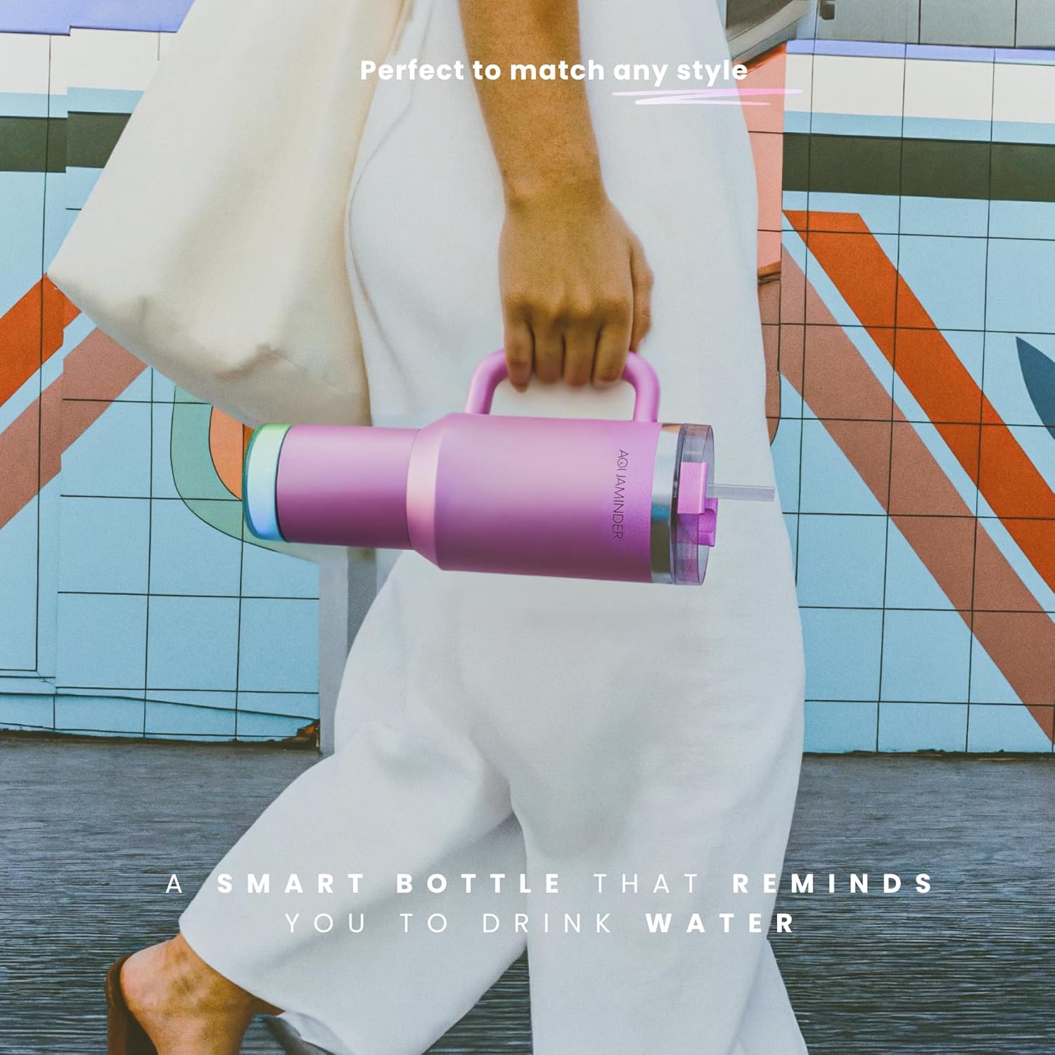 Smart Tumbler with lid and Straw