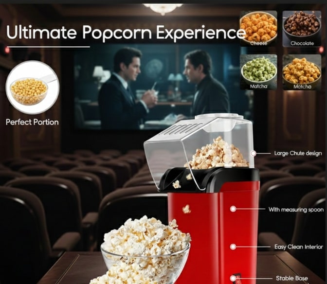Hot Air Popcorn Maker