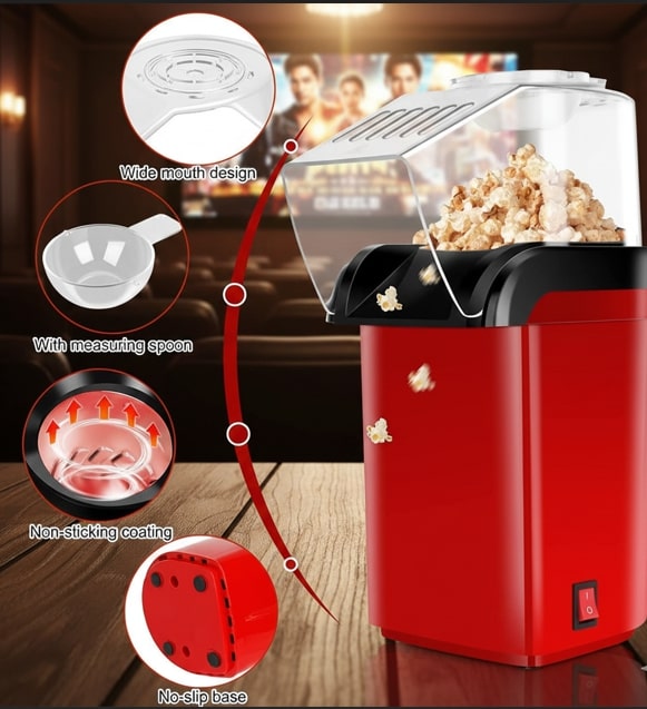 Hot Air Popcorn Maker