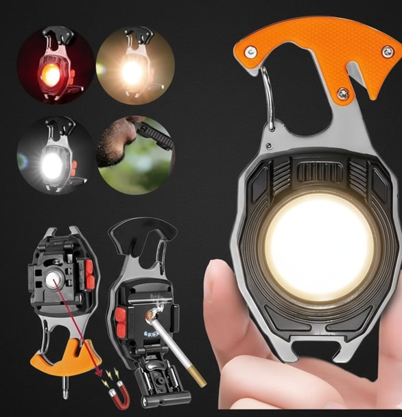 Multifunction Keychain LED Lighter