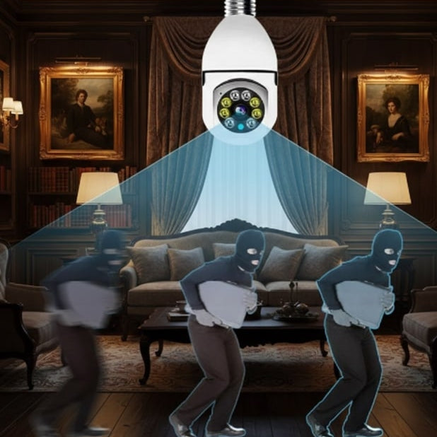 360° Bulb Holder Wifi Camera