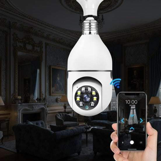 360° Bulb Holder Wifi Camera